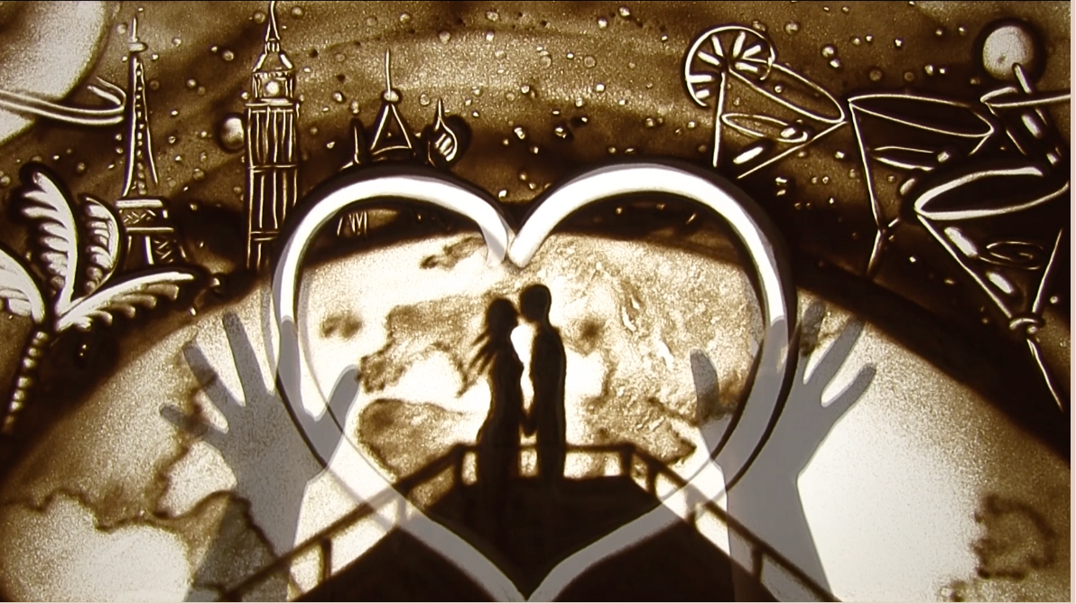 espectaculo de arena en tu boda